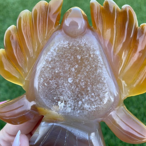 Druzy Angel Carving - Picture 8 of 11